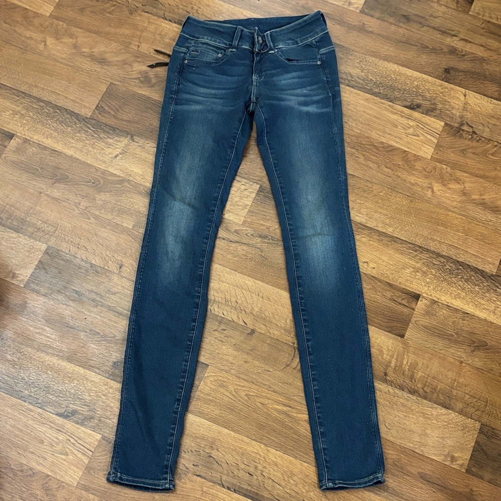 G-Star Women's Dark Blue Skinny Jeans